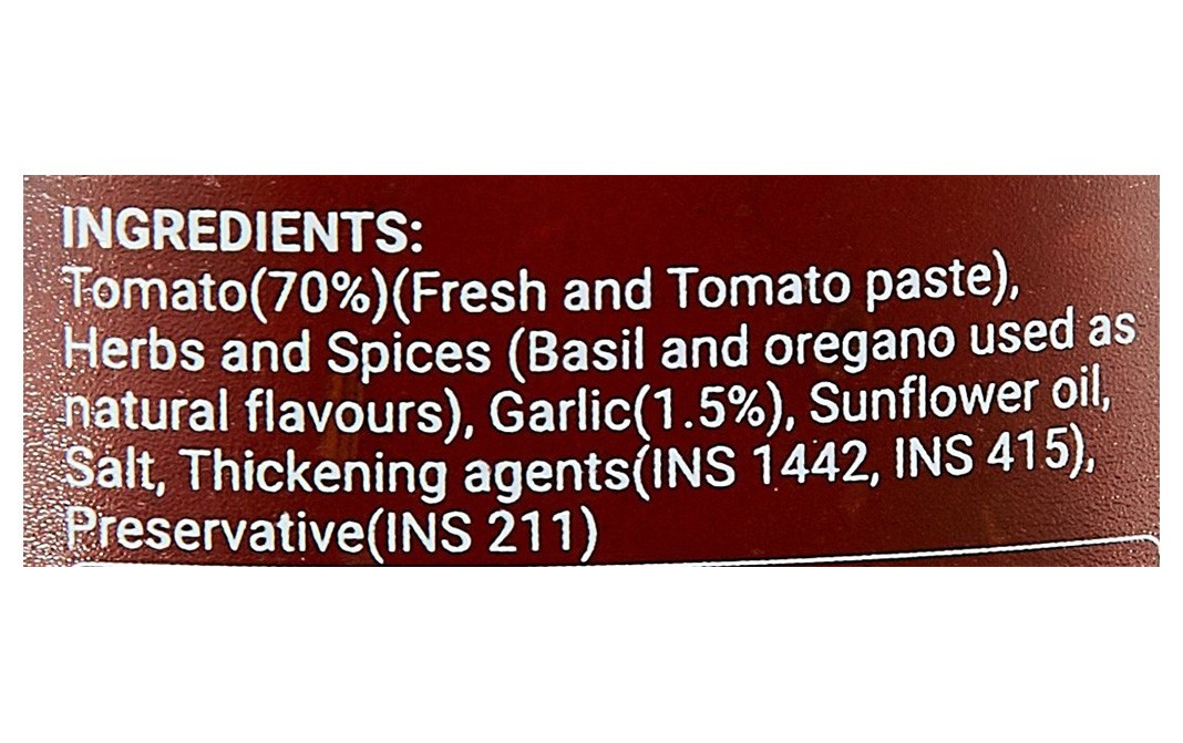 Sangi's Kitchen Classic Pizza Sauce    Glass Jar  400 grams